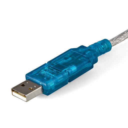 EAN 0065030842440 - StarTech.com ICUSB232SM3 cambiador de género para cable DB-9 USB 2.0 A Azul, Transparente imagen 2