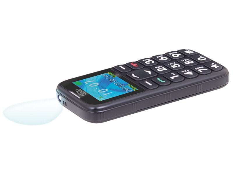 EAN 8011000017488 - Trevi Sicuro 10 4,5 cm (1.77") Negro Teléfono para personas mayores imagen 6