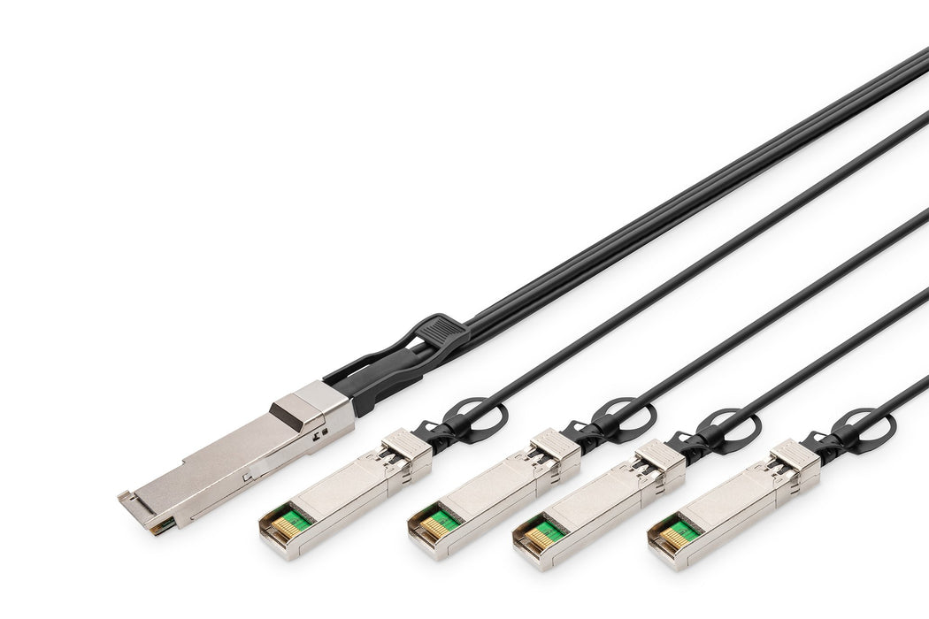 EAN 4016032485018 - Digitus DN-81325 Cable de fibra óptica e InfiniBand SFP+ 4x QSFP+ Negro imagen 1
