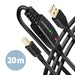 EAN 8595247907233 - Axagon ADR-220B USB 2.0 A-M -> B-M active connecting/repeater cable 20m - Kabel - Digital/Daten cable USB imagen 1