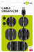 EAN 4040849706837 - Goobay 70683 organizador de cables Escritorio/pared Clip para cable Negro 5 pieza(s) imagen 7
