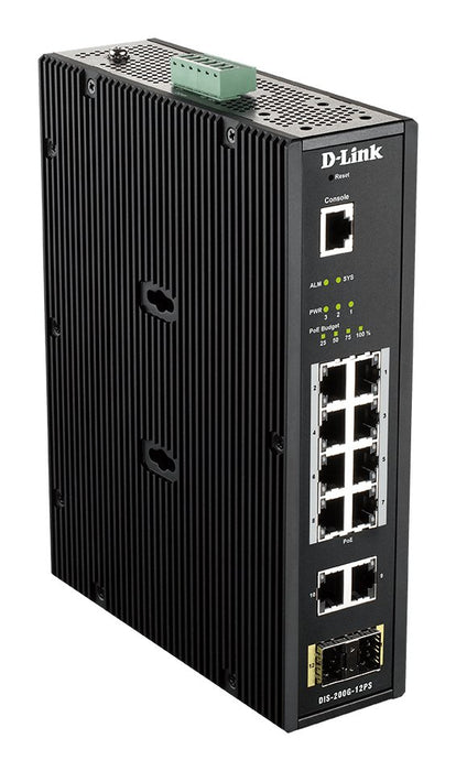 EAN 0790069433504 - D-Link DIS-200G-12PS switch Gestionado L2 Gigabit Ethernet (10/100/1000) Energía sobre Ethernet (PoE) Neg imagen 6