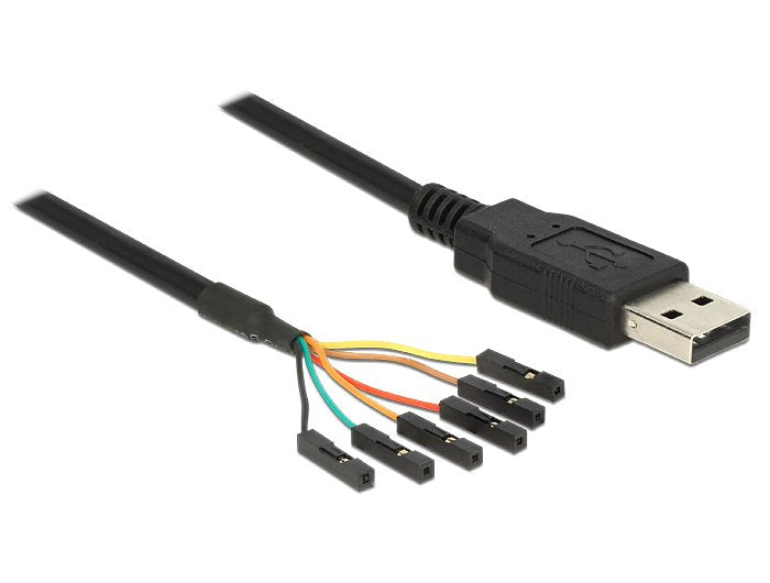 EAN 4043619837878 - DeLOCK 1.8m USB2.0-A/TTL 6-p cable USB 1,8 m USB A Negro imagen 1