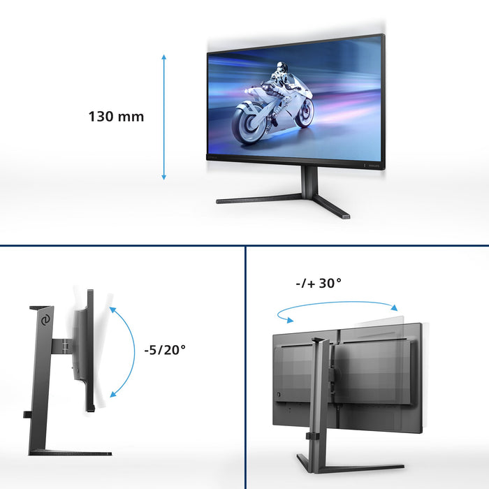 EAN 8721038002959 - Philips Evnia 5000 25M2N5200U/00 pantalla para PC 62,2 cm (24.5") 1920 x 1080 Pixeles Full HD LCD Gris imagen 3