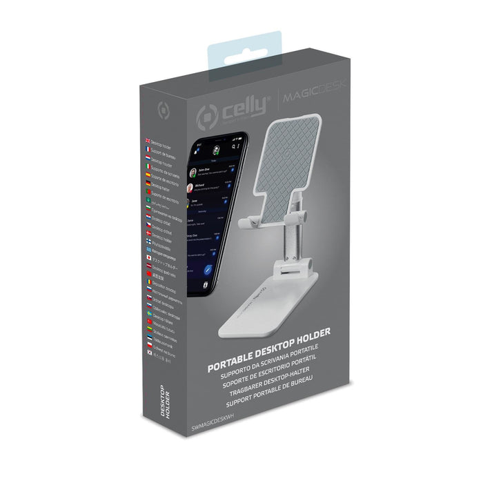 EAN 8021735760634 - Celly Magic Desk Soporte pasivo Teléfono móvil/smartphone, Tablet/UMPC Blanco imagen 6