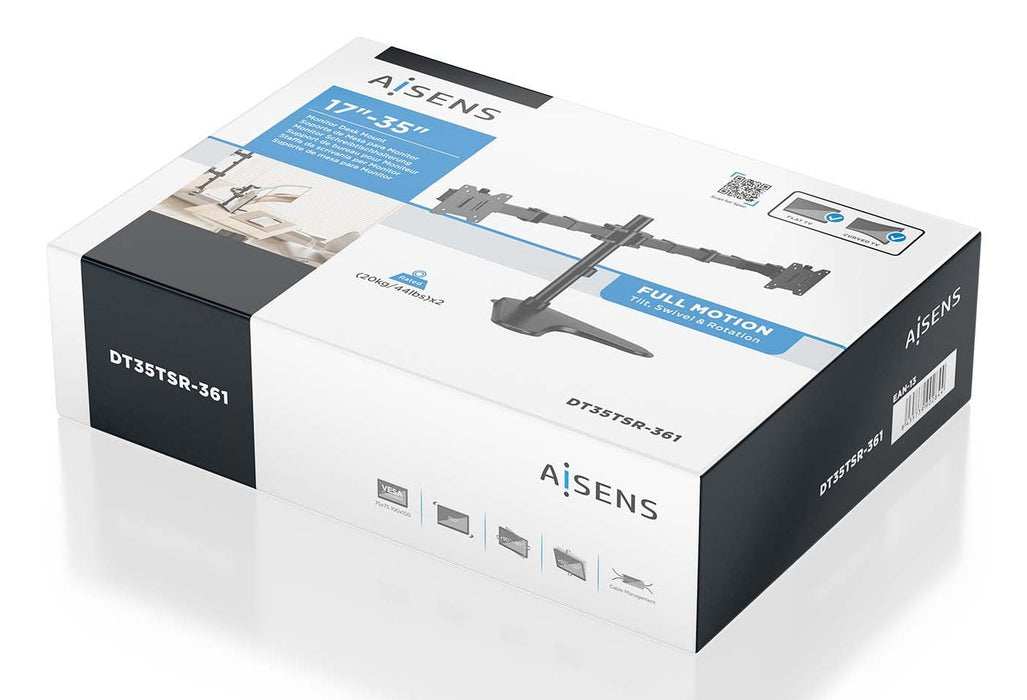 EAN 8435739902844 - AISENS DT35TSR-361 soporte para monitor 88,9 cm (35") Escritorio imagen 6