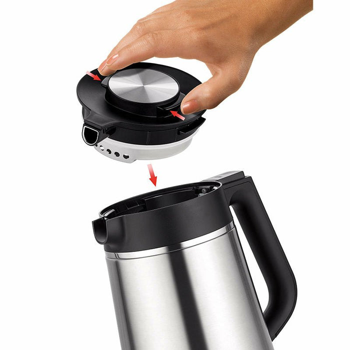 EAN 4011689187155 - Unold 18715 tetera eléctrica 1,5 L 1800 W Negro, Acero inoxidable imagen 3