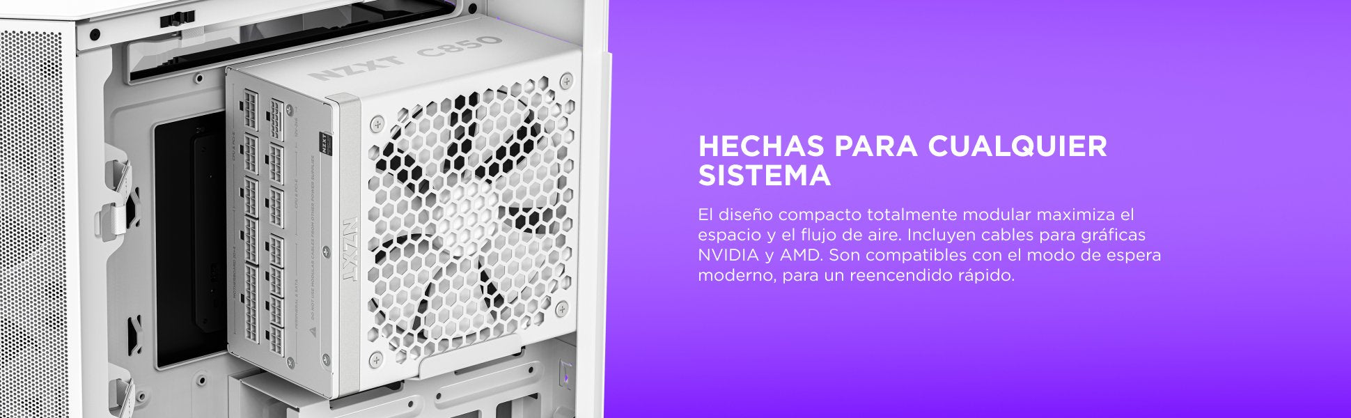 EAN 5056547206417 - NZXT C850 Gold ATX 3.1 unidad de fuente de alimentación 850 W 24-pin ATX Blanco imagen 15