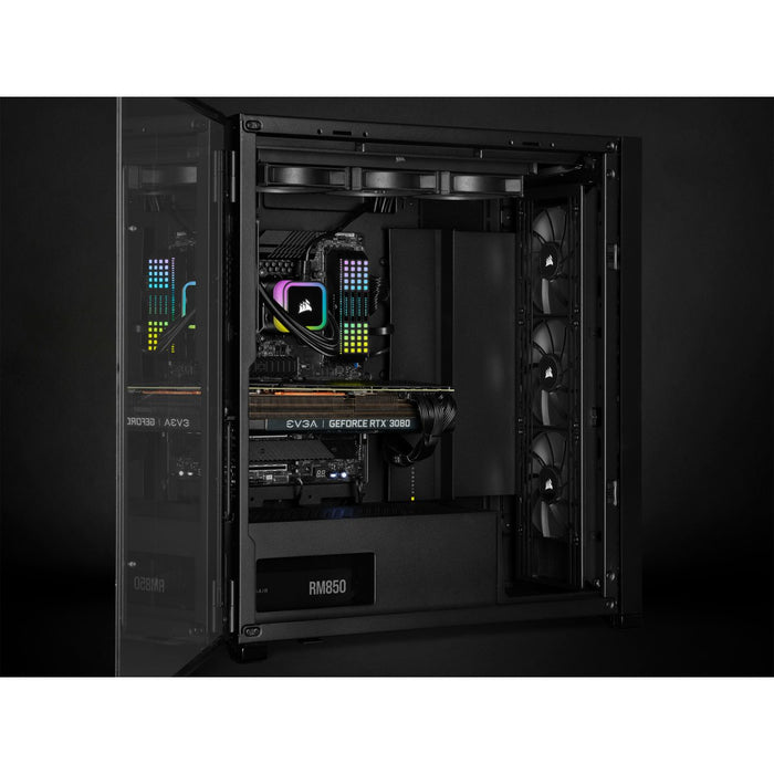 EAN 840006648123 - Corsair iCUE H150i RGB ELITE Procesador Sistema de refrigeración líquida todo en uno 12 cm Negro 1 pieza(s imagen 7