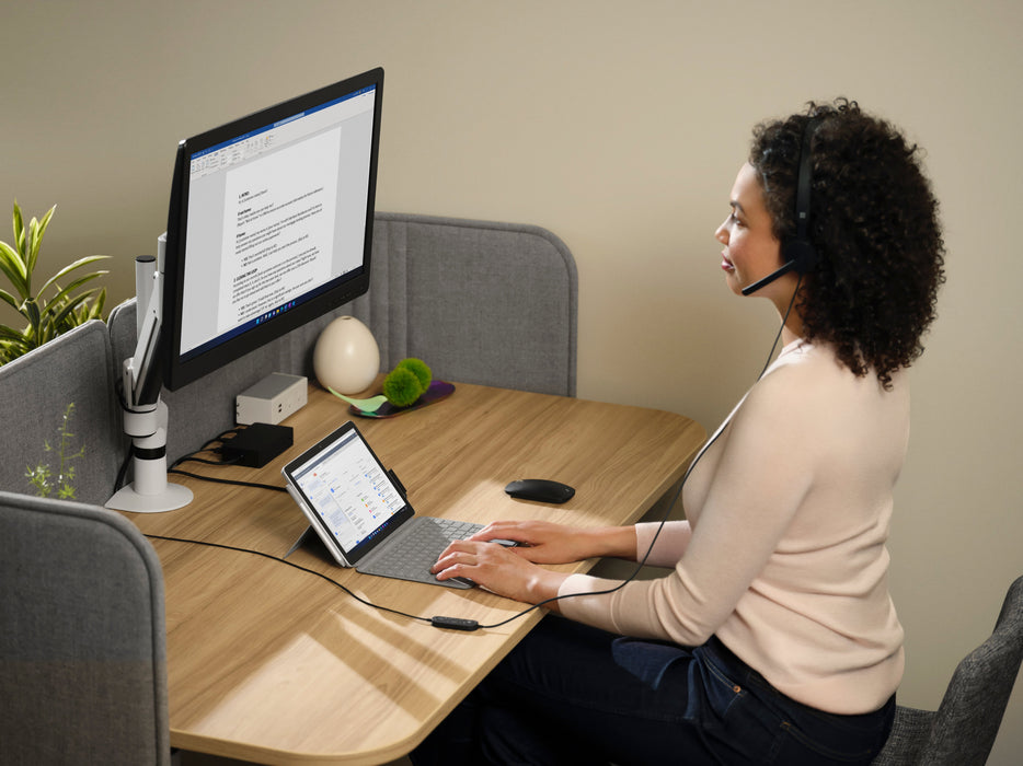 EAN 0889842874891 - Microsoft Modern USB-C Headset Auriculares Alámbrico Diadema Oficina/Centro de llamadas USB Tipo C Negro imagen 6