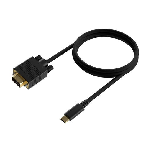EAN 8436574708219 - AISENS A109-0692 adaptador de cable de vídeo 0,8 m USB Tipo C VGA (D-Sub) imagen 2