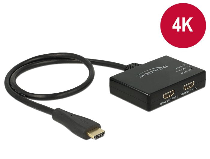EAN 4043619877003 - DeLOCK 87700 divisor de video HDMI 2x HDMI imagen 2