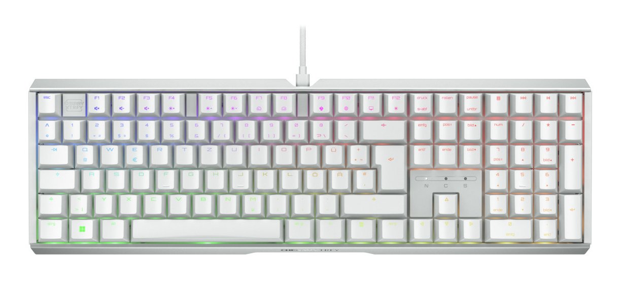 EAN 4025112111600 - CHERRY XTRFY MX 3.1 teclado Juego USB QWERTZ Alemán Blanco imagen 1