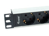 EAN 4015867223093 - Equip 333311 unidad de distribución de energía (PDU) 4 salidas AC 1U Negro, Plata imagen 3