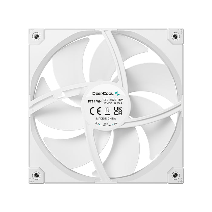 EAN 6933412710752 - DeepCool FT14 WH Carcasa del ordenador Ventilador 14 cm Blanco 1 pieza(s) imagen 4