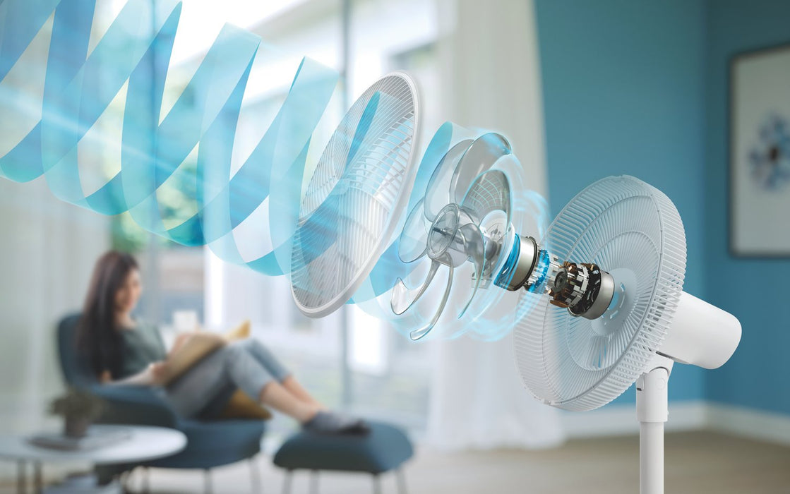 EAN 8720389036842 - Philips 2000 series CX2550/00 ventilador Gris, Blanco imagen 6