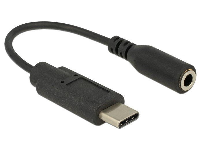 EAN 4043619658428 - DeLOCK 65842 cable de teléfono móvil Negro 0,14 m USB C 3,5mm imagen 1