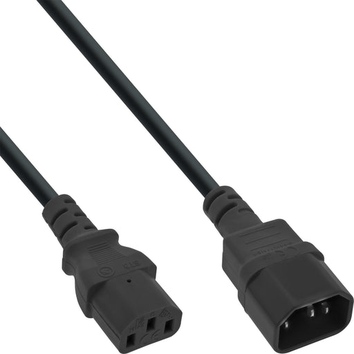EAN 4043718020423 - InLine 16607 cable de transmisión Negro 0,75 m C14 acoplador C13 acoplador imagen 1
