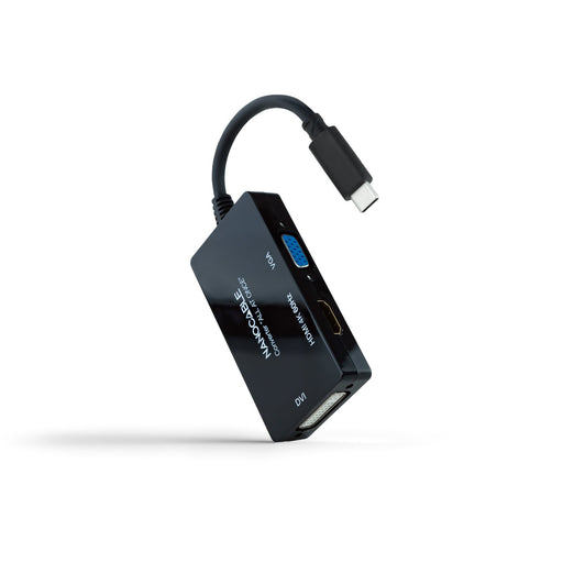 EAN 8433281013049 - Nanocable 10.16.4301-ALL Adaptador gráfico USB 3840 x 2160 Pixeles Negro imagen 1
