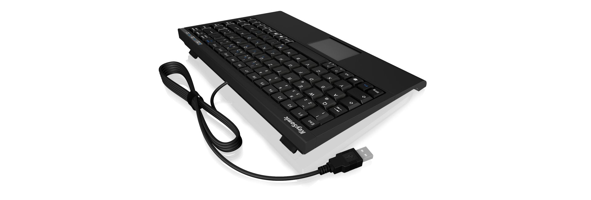 EAN 4250078143130 - KeySonic ACK-540U+ teclado Oficina USB QWERTY Inglés de EE. UU. Negro imagen 3