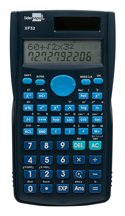 EAN 8423473040915 - Liderpapel XF32 calculadora Escritorio Calculadora científica Azul imagen 1
