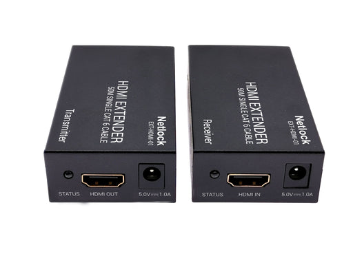 EAN 8435314701213 - Netlock EXT-HDMI-01 extensor audio/video Negro imagen 2