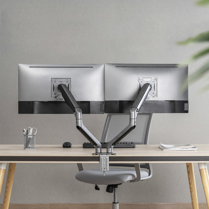 EAN 8433281011809 - TooQ DB4132TNR-G soporte para monitor 81,3 cm (32") Escritorio Negro imagen 6