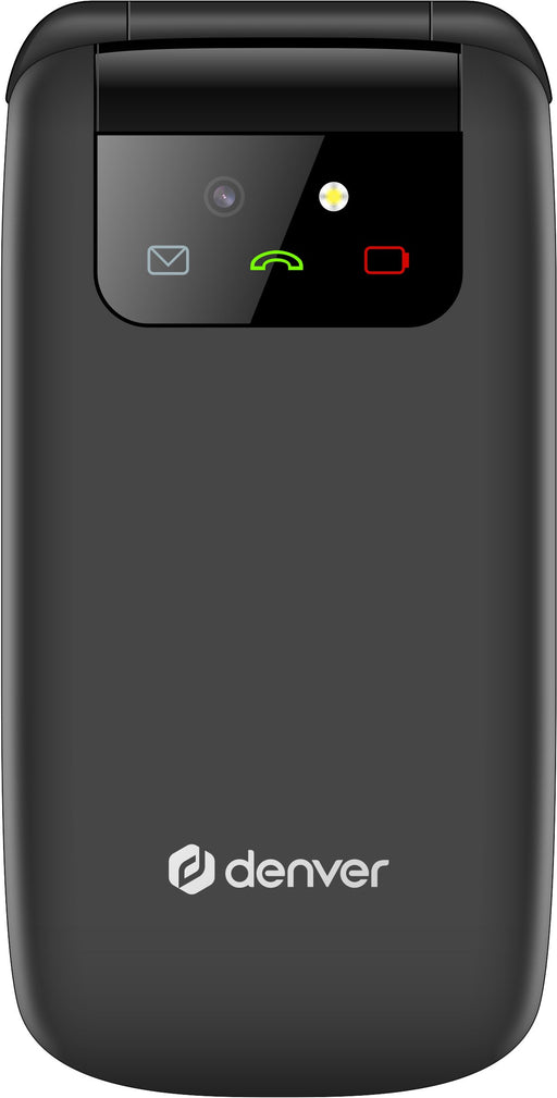 EAN 5706751074622 - Denver BAS-24600L 6,1 cm (2.4") 270 g Negro Teléfono para personas mayores imagen 2