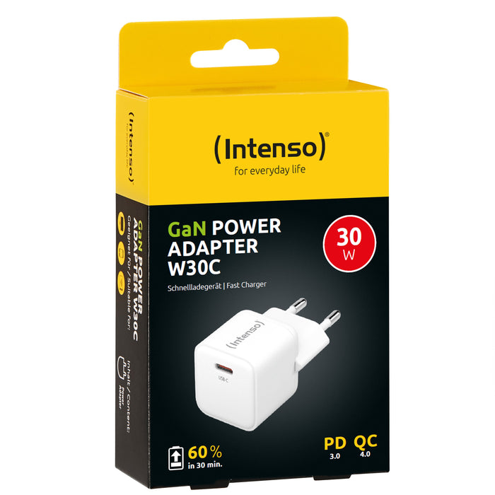EAN 4034303033317 - Intenso POWER ADAPTER USB-C GAN/7803022 Universal Blanco Corriente alterna Carga rápida Interior imagen 3