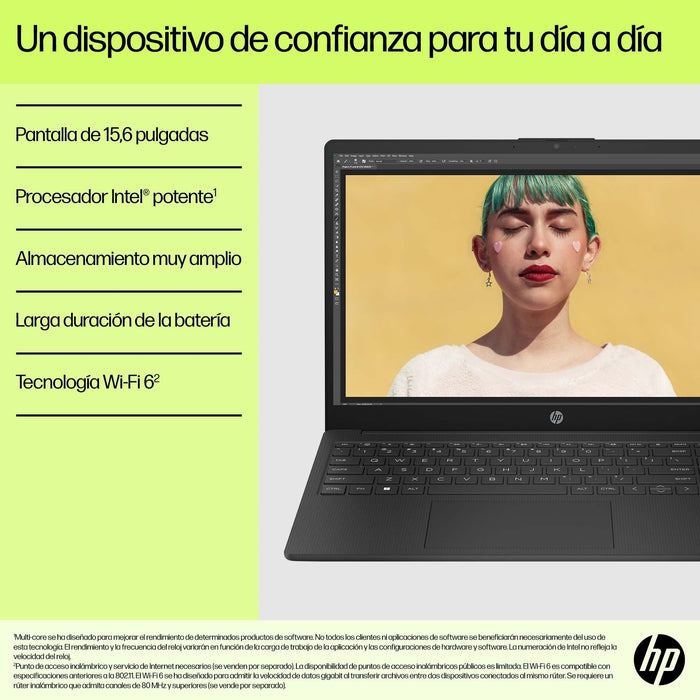 EAN 199251567759 - HP 15-fd0330ns Intel Core i3 N-series i3-N305 Portátil 39,6 cm (15.6") Full HD 8 GB DDR4-SDRAM 512 GB SSD  imagen 5