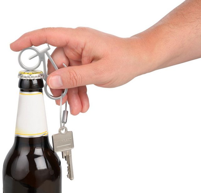 EAN 4024023022241 - TROIKA BTO24/MA llavero y llavero tipo cartera Llavero de anilla Gris imagen 3