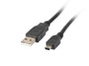 EAN 5901969413618 - Lanberg CA-USBK-11CC-0018-BK cable USB USB 2.0 1,8 m Mini-USB A USB A Negro imagen 1
