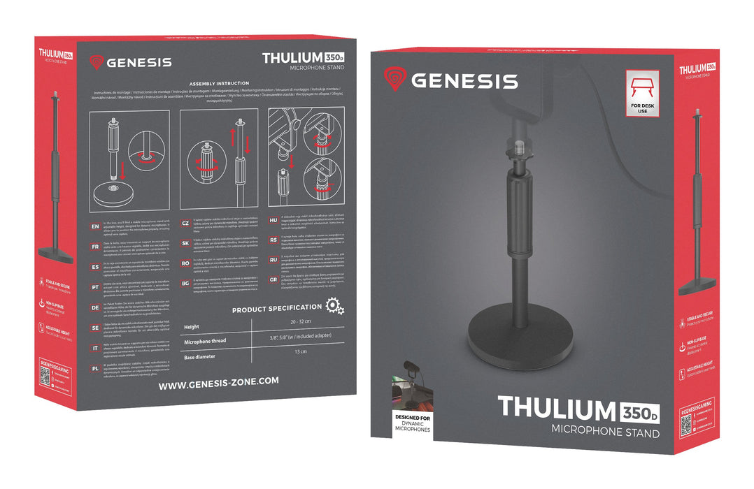EAN 5901969449099 - GENESIS NGM-2293 soporte para micrófono Soporte de escritorio para micrófono imagen 5
