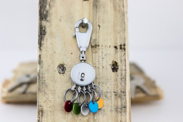 EAN 4024023113376 - TROIKA Patent Colour Llavero mosquetón Multicolor, Plata imagen 5