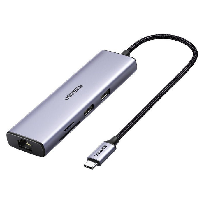 EAN 6957303865154 - Ugreen 60515 base para portátil y replicador de puertos Alámbrico USB 3.2 Gen 1 (3.1 Gen 1) Type-C Gris imagen 1