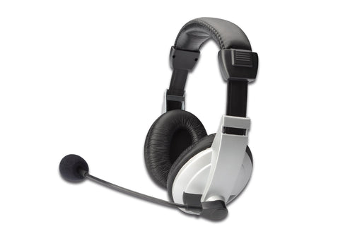 EAN 4016032320876 - Digitus DA-12201 auricular y casco Alámbrico Diadema Llamadas/Música Negro, Blanco imagen 1