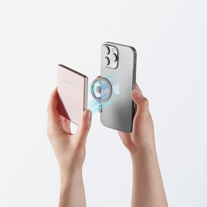 EAN 4034303036158 - Intenso MW5000 Polímero de litio Cargador inalámbrico Rosa imagen 5