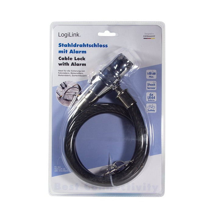 EAN 4052792043587 - LogiLink SC0211 candado para bicicleta Negro, Plata 600 mm Cable antirrobo imagen 11