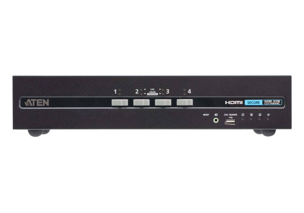 EAN 4710469341427 - ATEN CS1144H4C interruptor KVM Negro imagen 1