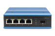 EAN 4016032485483 - Digitus DN-651131 switch No administrado Fast Ethernet (10/100) Energía sobre Ethernet (PoE) Negro, Azul imagen 3