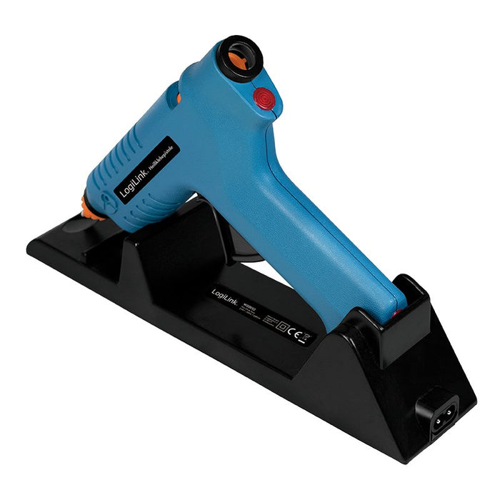 EAN 4052792060898 - LogiLink WZ0052 pistola y lápiz de silicona caliente Pistola de cola termofusible Azul 80 W imagen 4