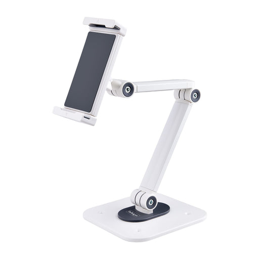 EAN 0065030895811 - StarTech.com ADJ-TABLET-STAND-W mueble y soporte para dispositivo multimedia Blanco Tableta Carro para ad imagen 1