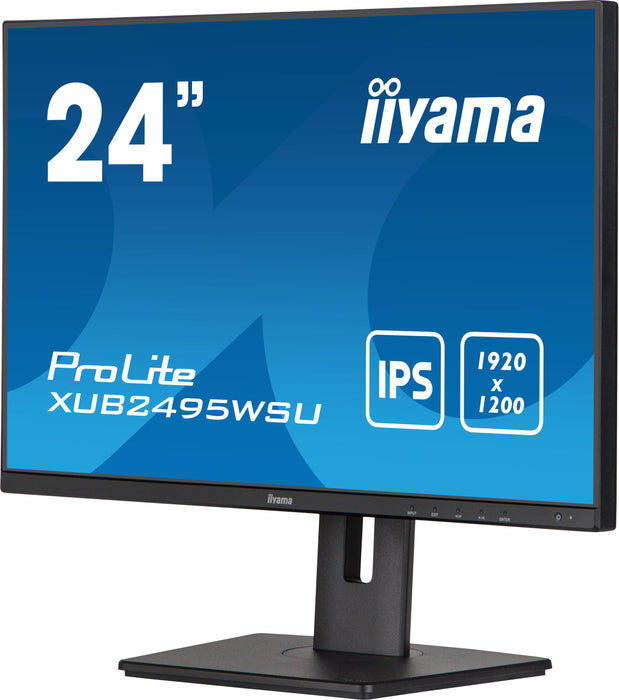 EAN 4948570121496 - iiyama ProLite XUB2495WSU-B5 pantalla para PC 61,2 cm (24.1") 1920 x 1200 Pixeles WUXGA LCD Negro imagen 6
