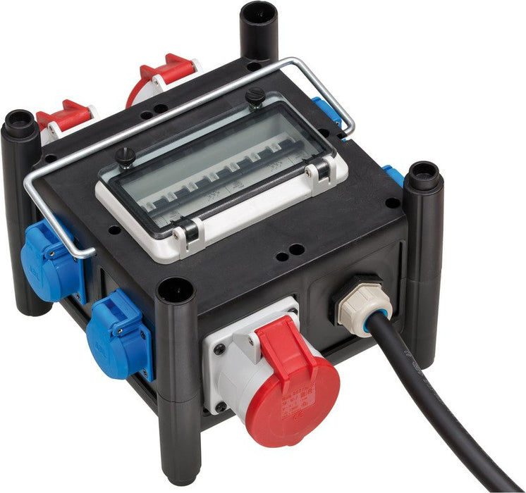 EAN 4007123654499 - Brennenstuhl 1153690400 base múltiple 2 m 5 salidas AC Exterior Negro, Azul, Rojo imagen 3