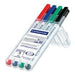 EAN 4007817301449 - Staedtler Lumocolor 301-WP4 marcador 4 pieza(s) Negro, Azul, Verde, Rojo imagen 1