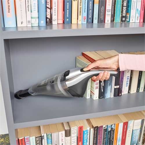 EAN 5035048698112 - Black & Decker NVC220WC-QW aspiradora de mano Cromo, Titanio, Transparente Sin bolsa imagen 8