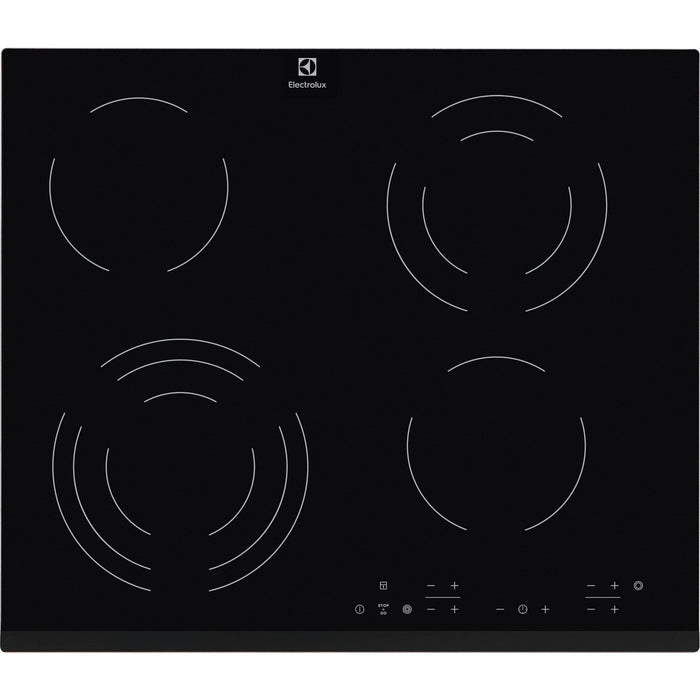 EAN 7332543484140 - Electrolux EHF6343FOK Negro Integrado 60 cm Cerámico 4 zona(s) imagen 1