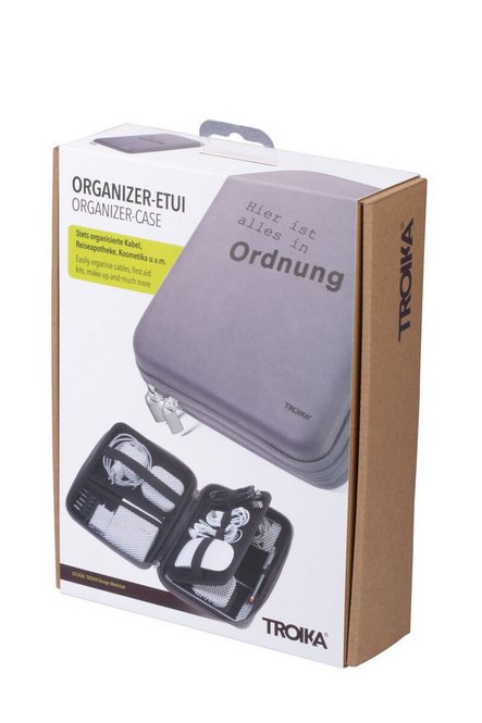 EAN 4024023036422 - TROIKA CBO10/GB organizador personal Imitación piel, Terciopelo Gris imagen 5