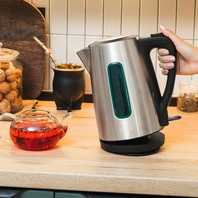 EAN 8435484014250 - Cecotec 01425 tetera eléctrica 1,7 L 2200 W Acero inoxidable imagen 5