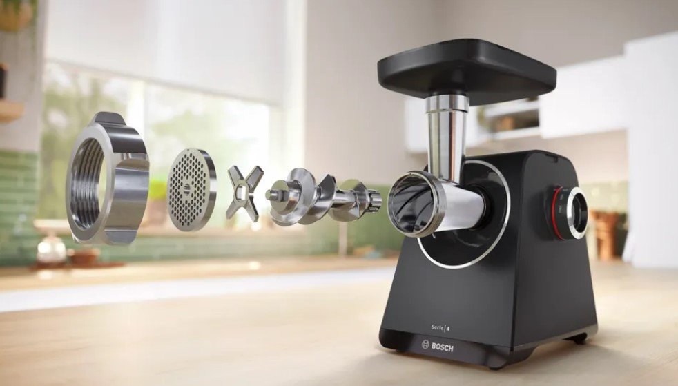 EAN 4242005433728 - Bosch Serie 4 MFWS440B picadora 1900 W Negro, Plata imagen 2